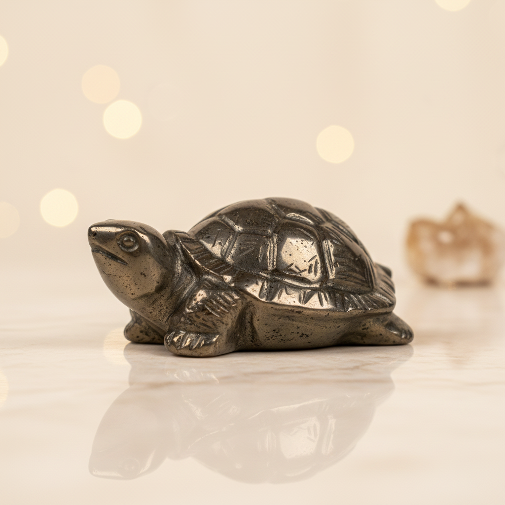 Griha Vastu Combo (Pyrite Turtle + Pyrite Owl + 7 Chakra Tree)