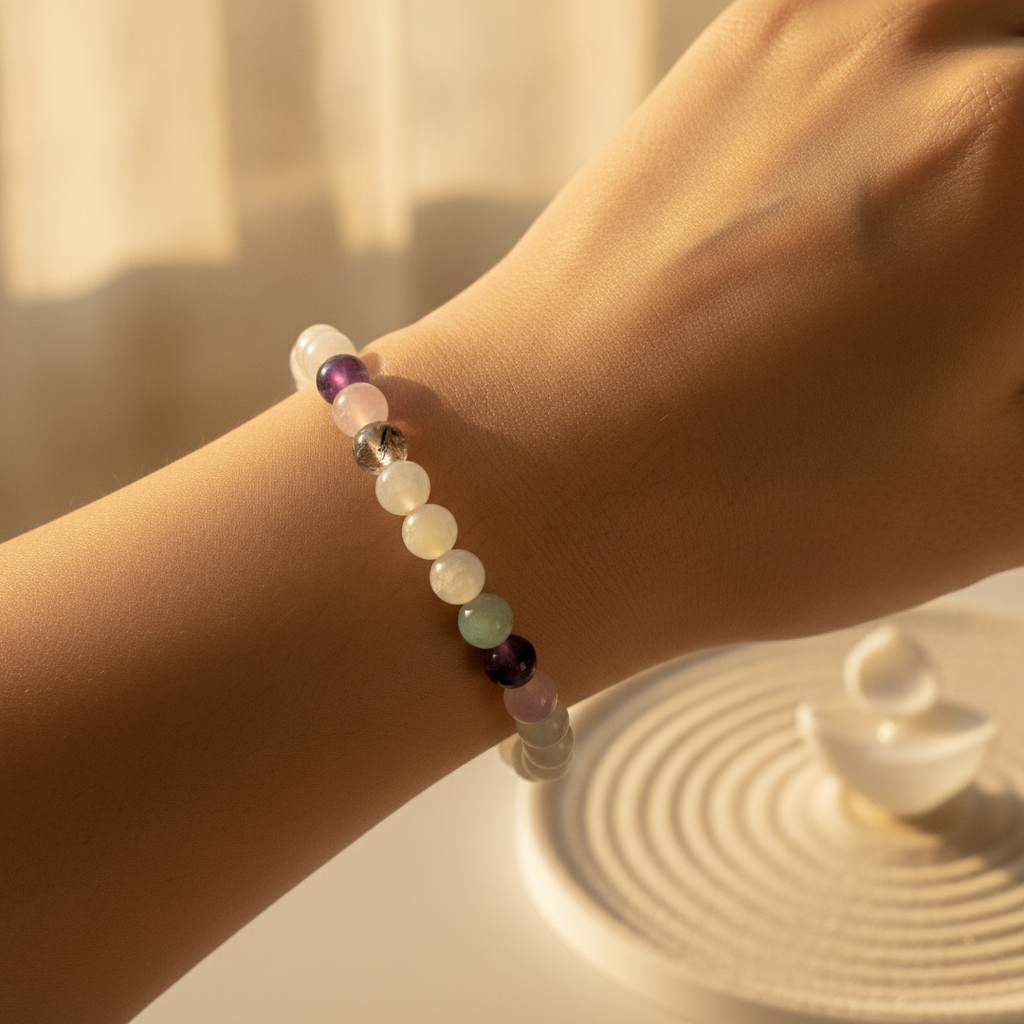 Calm Mind Bracelet in use
