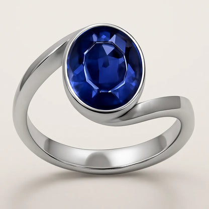 Blue Sapphire RIng (Premium AA) - Sri Lanka