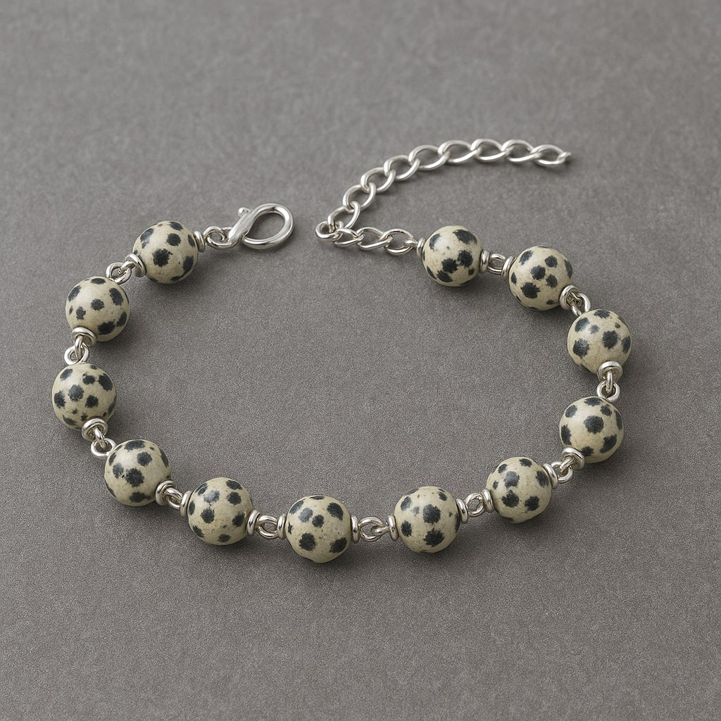 Jasper Silver Bracelet