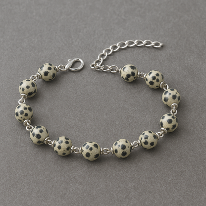 Jasper Silver Bracelet