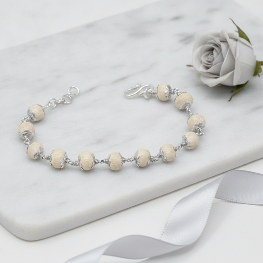 Tulsi Silver Bracelet lifestyle hero