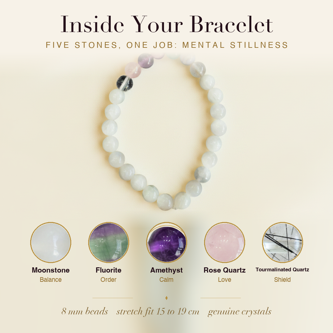 Inside the Calm Mind Bracelet