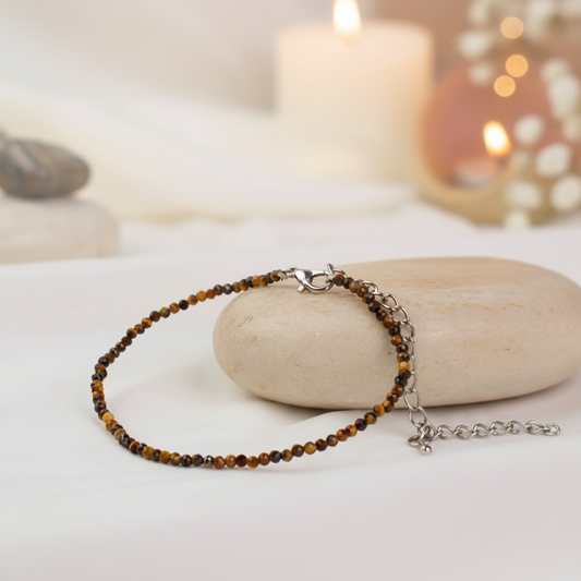 Courage Aura Tiger Eye Anklet