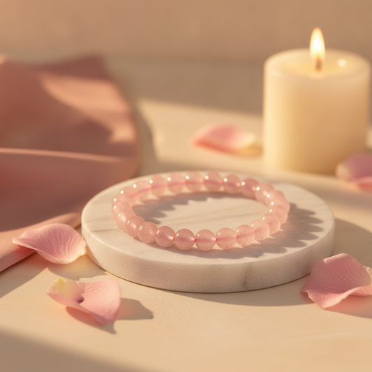 Rhodonite Bracelet — lifestyle hero
