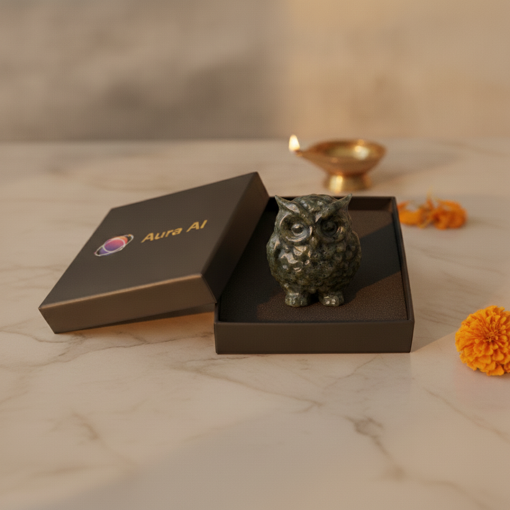 Griha Vastu Combo (Pyrite Turtle + Pyrite Owl + 7 Chakra Tree)