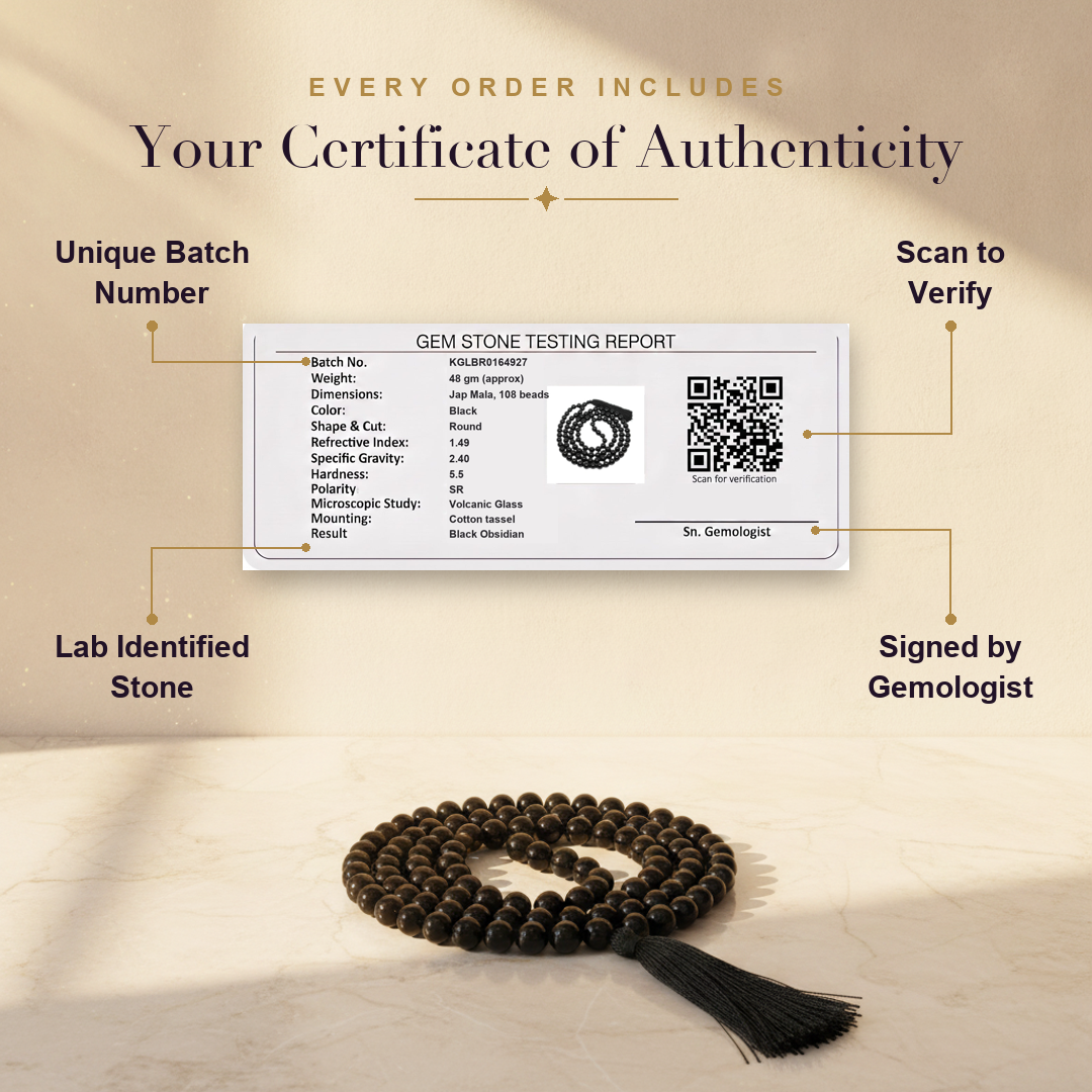 Suraksha Kavach Combo (Black Tourmaline + Triple Protection + Black Obsidian Mala)