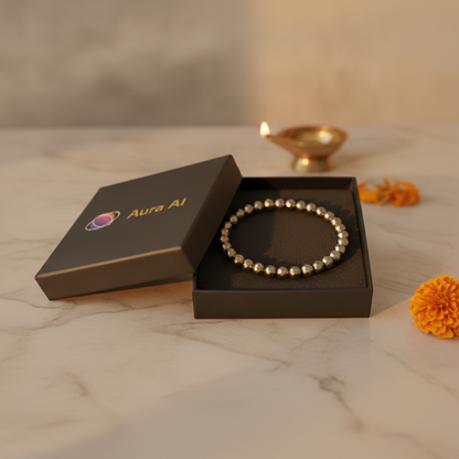 Lucky Carry Combo (Pyrite Bracelet + Green Aventurine Keychain) (Lab Certified)